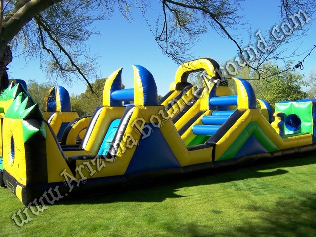 Big inflatable Obstacle course rentals Phoenix AZ